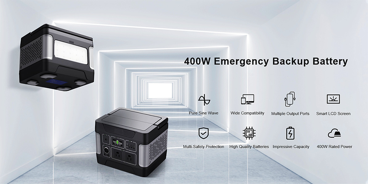Awaryjny generator energii słonecznej o mocy 400 W do ładowania