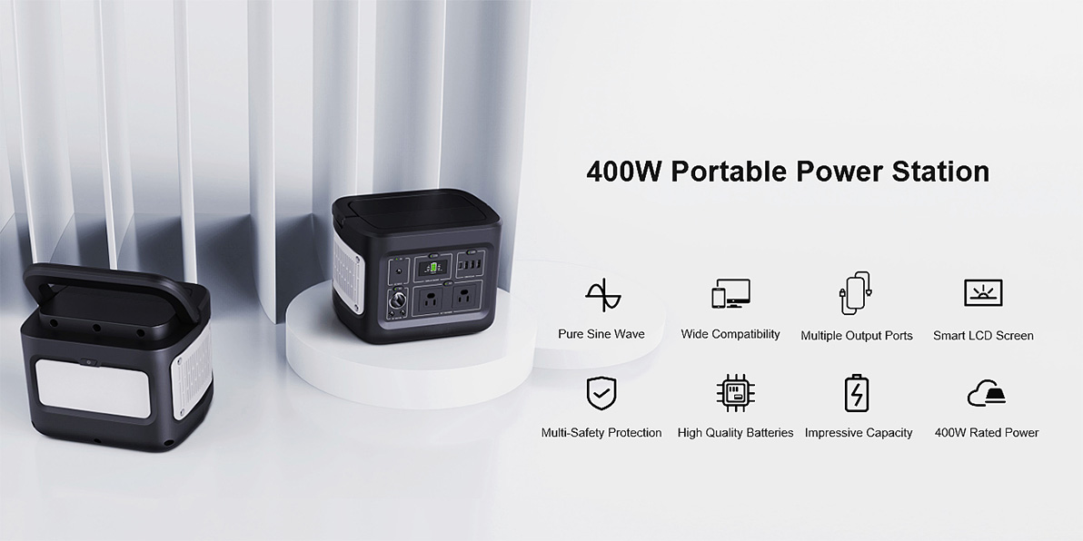 400 W bezobsługowy generator słoneczny do ładowania