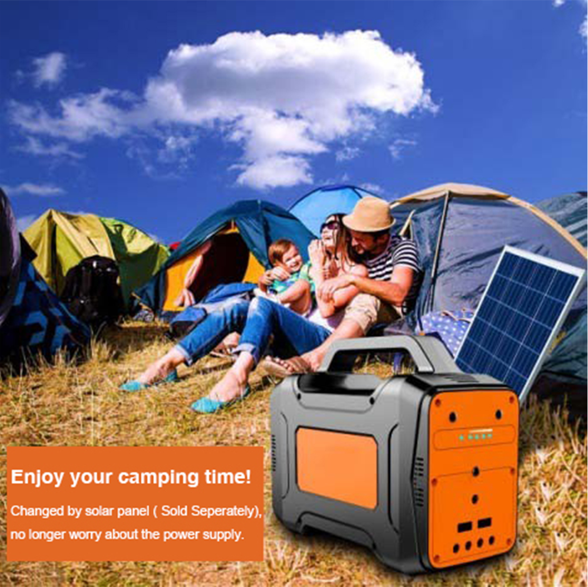 Bezpieczny generator słoneczny o mocy 130 W do ładowania awaryjnego